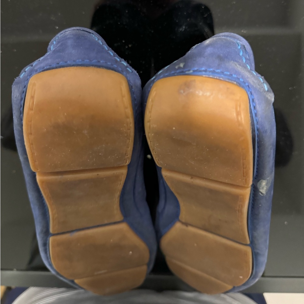 Versace Driving Shoes in Suede Blue - Men’s (US 9) - Picture 10 of 12